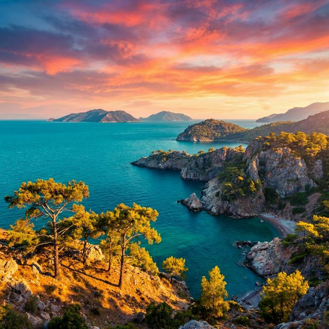 Marmaris Sahil Günbatımı